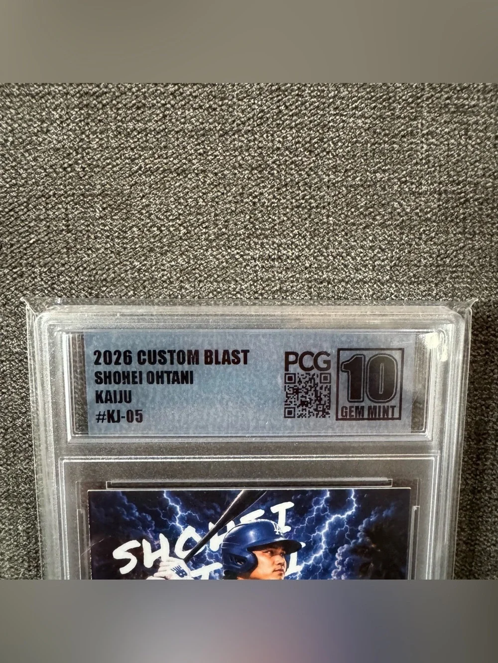 Shohei Ohtani - Kaiju 2026 Custom Blast #KJ-05 PCG 10 Gem Mint